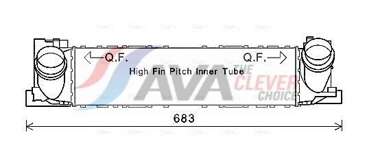 17117618769AQ BW4562 Charge Air Cooler