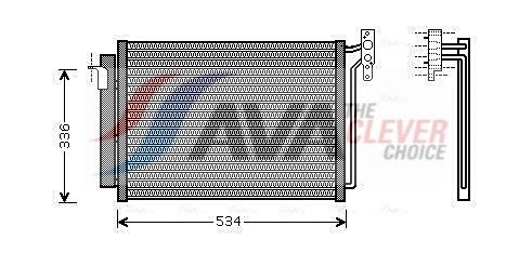 64536914033AQ2 BW5397 Condenser, air conditioning