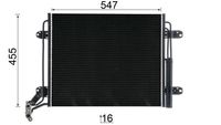 64509122827MO1 64509122827 64 50 9 122 827 9122827 AC 345 000P BMW E60 -  Kondensator, Klimaanlage